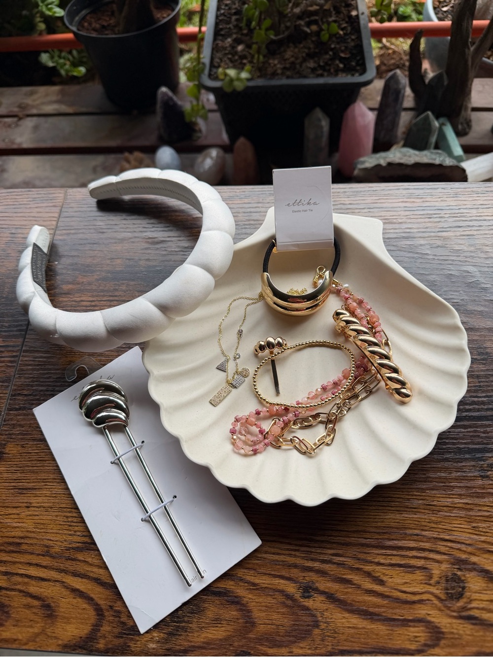 Gold + Silver Jewelry & Hair Accessory Bundle